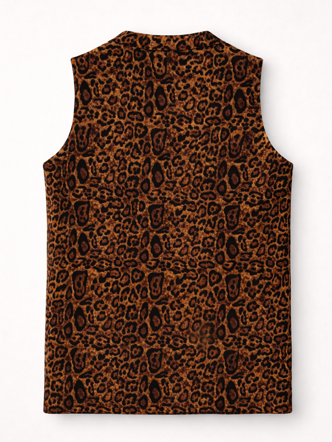 TOGA Statement Leopard Print Vest – Corduroy Texture
